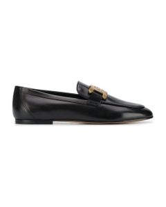 Kate Loafers In Black Brushed Leather
