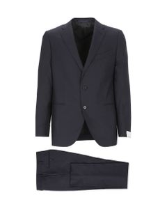 Wool Pinstripe Two-piece Suit