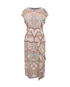 Etro Paisley Printed Short-Sleeved Dress