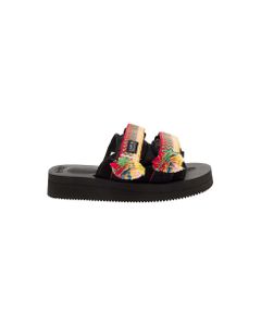 Multicolor Tassel Slide Sandals Suicoke X Lanvin Woman