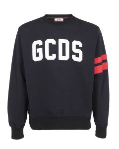 GCDS Logo Embroidered Crewneck Sweatshirt