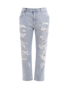 Dolce & Gabbana Distressed Lose Fit Jeans
