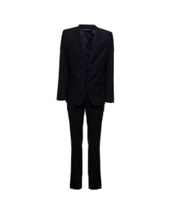 Dolce & Gabbana Man's Blue Wool And Silk Martini Tailored Suit