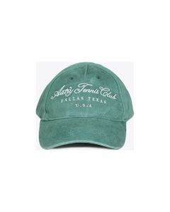 Cap Tennis Club Unisex Teenisc Washed green cotton cap with logo