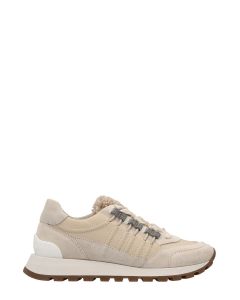 Brunello Cucinelli Panelled Lace-Up Sneakers