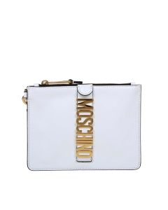 Moschino Lettering Logo Clutch Bag
