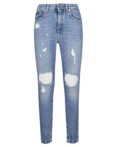 Dolce & Gabbana Audrey Distressed Skinny Jeans