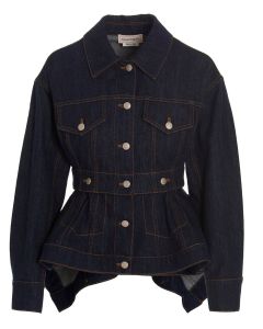Alexander McQueen Deconstructed Denim Jacket