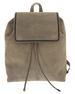 Brunello Cucinelli Drawstring Top-Handle Backpack