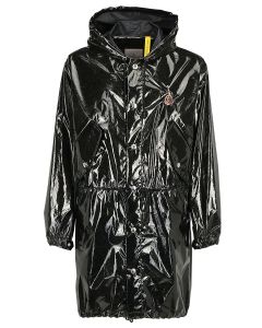 Moncler X Palm Angels Logo Trench Coat