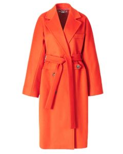 Stella McCartney Double-Breasted Belted Mid-Length Coat