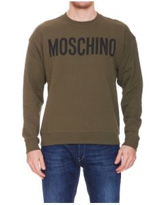 Moschino Logo Printed Long-Sleeved Sweatshirt