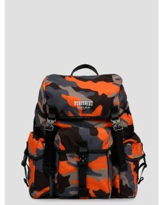 Dsquared2 Ceresio 9 Camouflage-Print Drawstring Backpack
