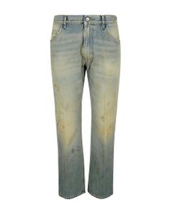 Dirty Effect 5 Pockets Jeans