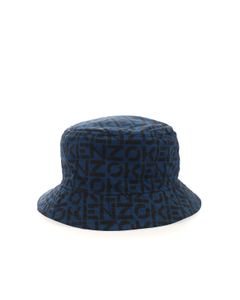 Monogram bucket hat in blue