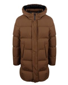 Herno Zip-Up Hooded Padded Coat