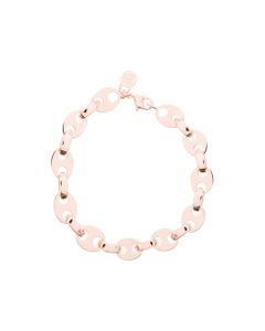 Paco Rabanne Woman's Pink Brass Chain Bracelet