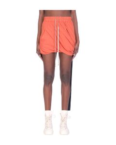 Shorts In Orange Cotton