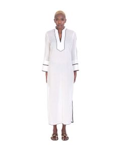 Dress In White Linen