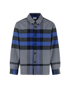 Burberry Checked Long-Sleeved Shirt
