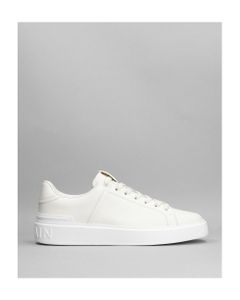 B-skate Sneakers In White Leather