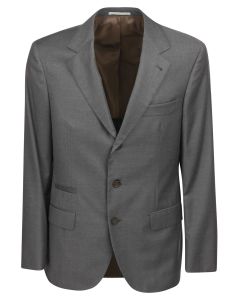 Brunello Cucinelli Single-Breasted Tailored Blazer