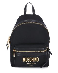 Moschino Couture Logo Plaque Backpack