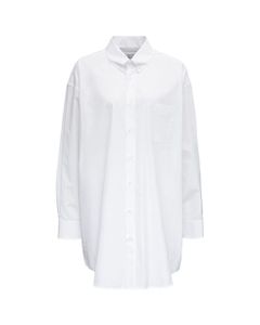 White Oversize Cotton Shirt