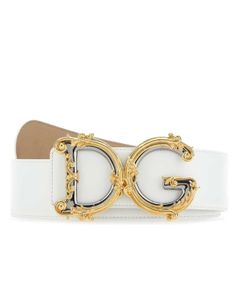Dolce & Gabbana Baroque DG Logo Belt