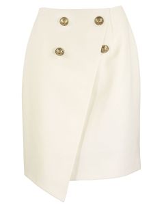 Balmain Asymmetric Mini Skirt