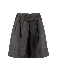 P.A.R.O.S.H. High-Rise Belted Shorts