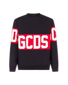 GCDS Logo Printed Crewneck Sweatshirt