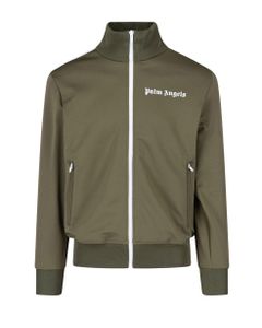 Palm Angels Logo Printed Zipped Jacket