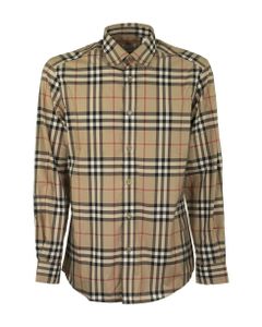 Caxton - Cotton Poplin Shirt With Tartan Pattern