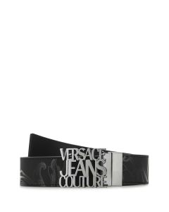 Versace Jeans Couture Logo Plaque Buckle Belt