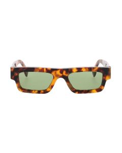 Retrosuperfuture Colpo Spotted Havana Rectangular Frame Sunglasses