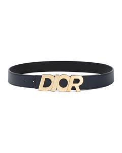 Dior Homme Logo Plaque Belt