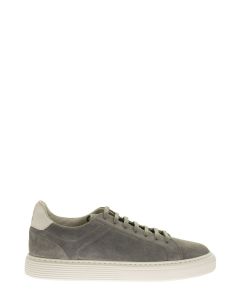 Brunello Cucinelli Logo Patch Low-Top Sneakers