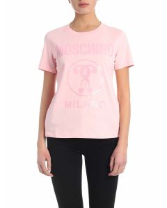 Moschino Milano T-shirt in pink
