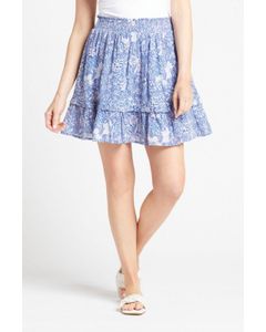 Floral Flounce Skirt
