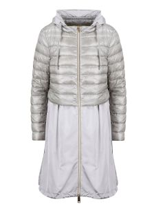 Herno Contrast Panel Padded Coat