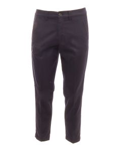 Fay Logo-Patch Loose-Fit Chino Trousers