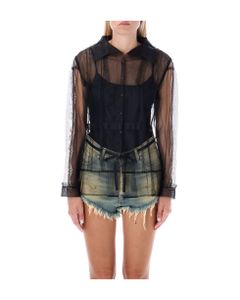 Tulle And Lace Shirt