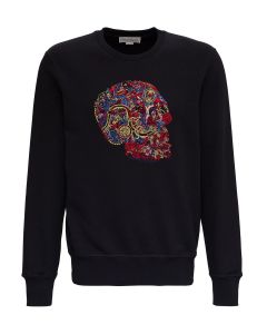 Alexander McQueen Embroidered Skull Sweatshirt