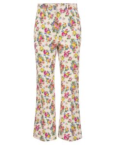 Sportmax Floral Printed Flared Trousers