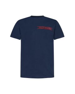 Alexander McQueen Logo-Patch Crewneck T-Shirt