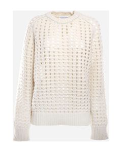 Wool Sweater With Perforated Details