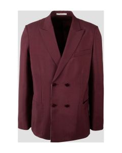 Double Breasted Mohair Blazer