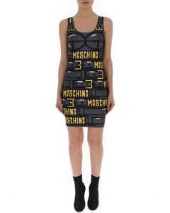 Moschino Graphic Printed Bodycon Dress