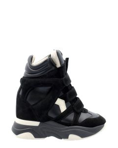 Isabel Marant Balskee Round Toe High-Top Sneakers